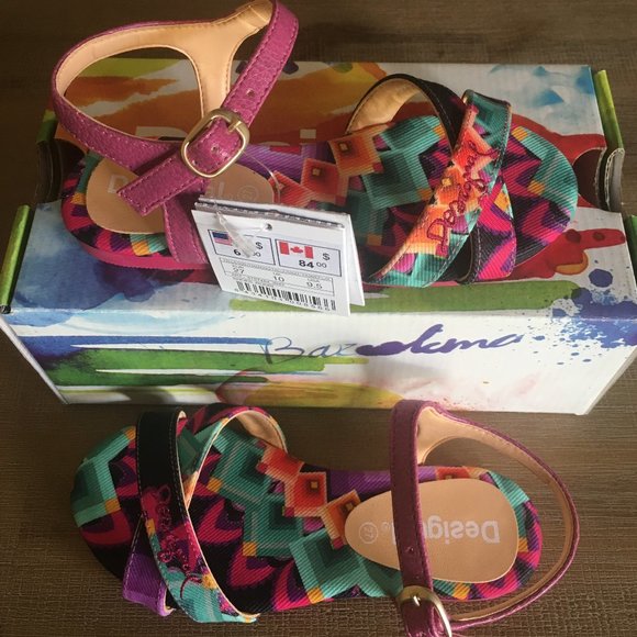 Desigual Kids Colorful Buckled Sandals - Picture 5 of 5